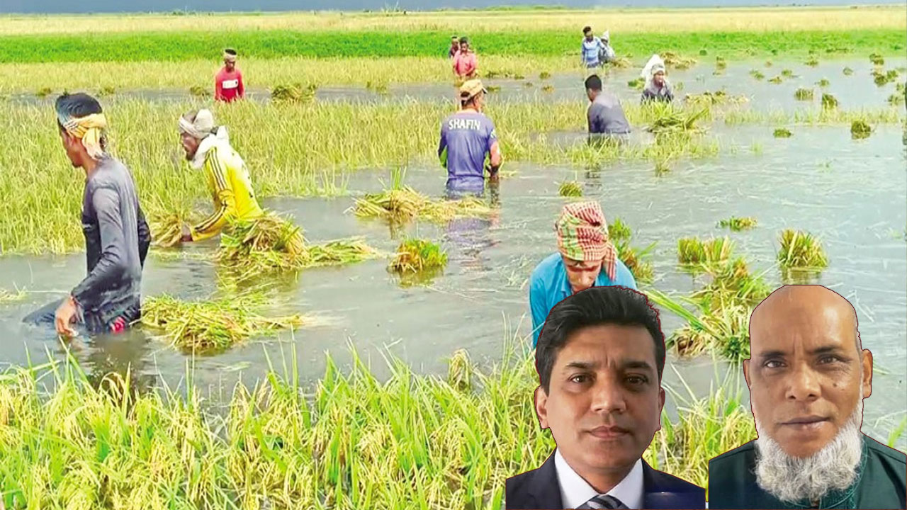 জলের নিচে কৃষকের স্বপ্ন, মানবিকতায় আলোচনায় দুই ভাই
