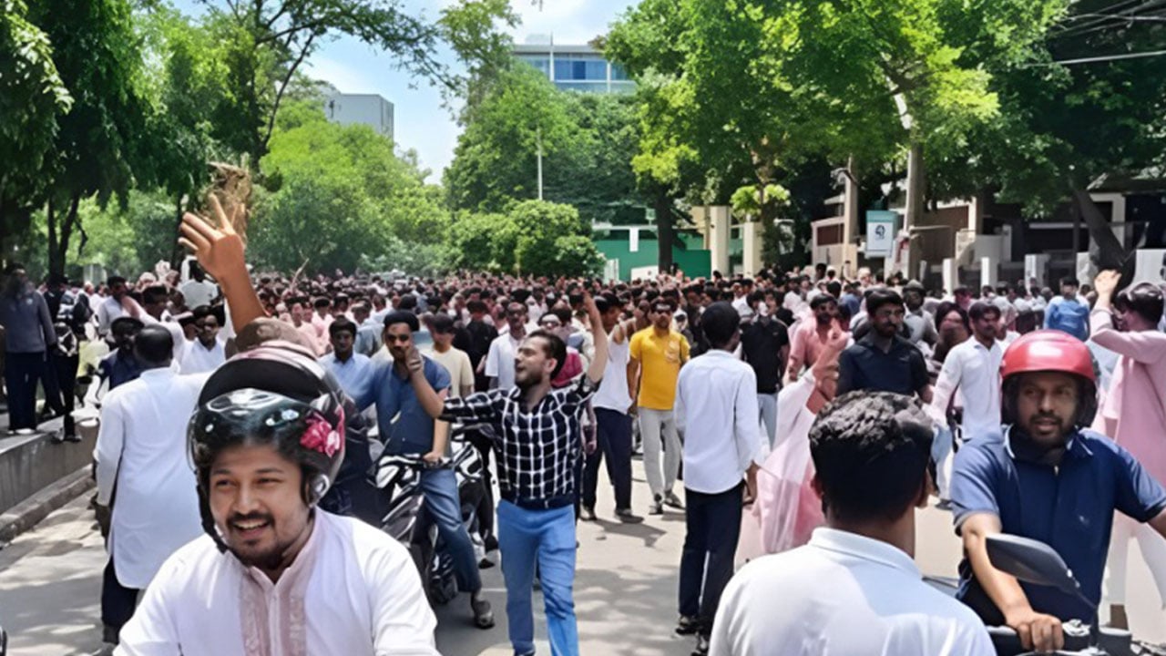 গুলশানে ঝটিকা মিছিলের ঘটনায় ৩২ জন গ্রেপ্তার