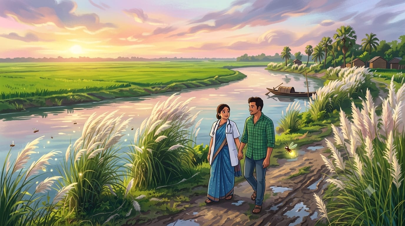শহরের মেয়ে, গ্রামের ছেলেটা
