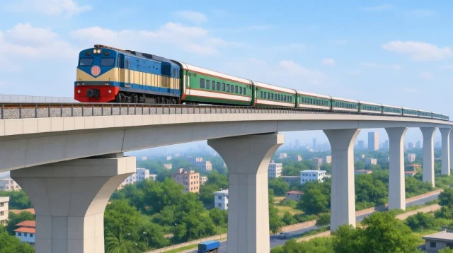 ঢাকা-চট্টগ্রাম রেলযাত্রা কমাতে ৮১ কিমির উড়ালপথ