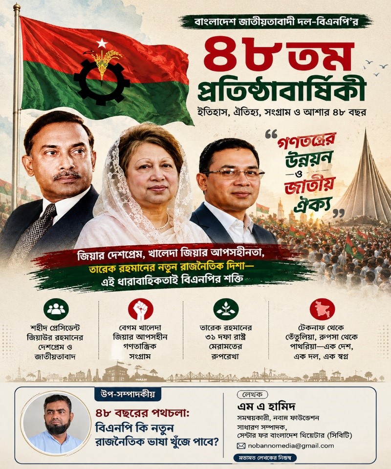 ৪৮ বছরের পথচলা: বিএনপি কি নতুন রাজনৈতিক ভাষা খুঁজে পাবে?