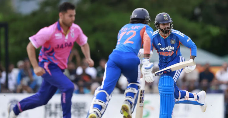 শেষ ওভারে অক্ষরের ঘূর্ণিতে বাঁচল ভারত, ইতিহাসের খুব কাছে গিয়েও হারল জাপান