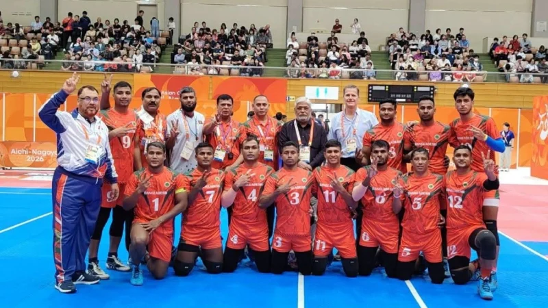 কাবাডিতে দক্ষিণ কোরিয়াকে হারিয়ে জয়ে শুরু বাংলাদেশের